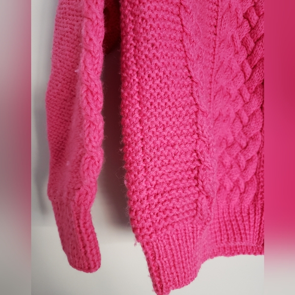 Mistral 100% wool sweater in pink size S - Picture 5 of 15